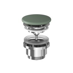 Ravak Flat korek umywalkowy ceramiczny stały grey green X03070