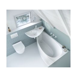 Ravak Avocado umywalka 85x45 cm prawa biała XJ1P1100000