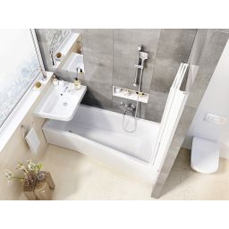 Ravak BeHappy II umywalka 66,5x50 cm narożna lewa biała XJAL1100001