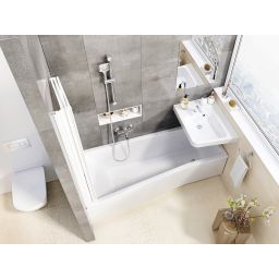 Ravak BeHappy II umywalka 50x66,5 cm narożna prawa biała XJAP1100001