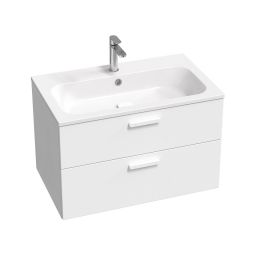 Ravak Chrome Slim umywalka 80x49 cm prostokątna meblowa biała XJG01180001