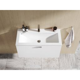 Ravak Clear umywalka 80x38 cm prostokątna meblowa biała XJJ01180000