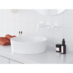 Ravak Moon 1 umywalka 40x40 cm nablatowa okrągła biała XJN01300000