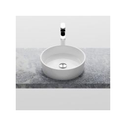 Ravak Moon 1 umywalka 40x40 cm nablatowa okrągła biała XJN01300000