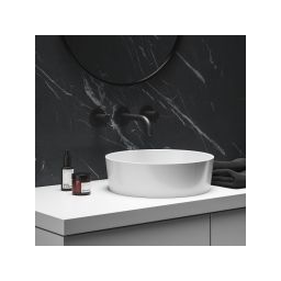 Ravak Moon 1 umywalka 40x40 cm nablatowa okrągła biała XJN01300000