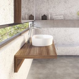 Ravak Moon umywalka 40x35,5 cm półokrągła nablatowa biała XJN01300001