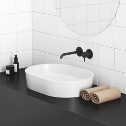 Ravak Moon 2 umywalka 56x40 cm nablatowa owalna biała XJN01300002