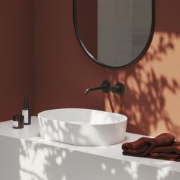 Ravak Moon 2 umywalka 56x40 cm nablatowa owalna biała XJN01300002