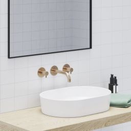 Ravak Moon 2 umywalka 56x40 cm nablatowa owalna biała XJN01300002