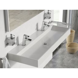 Ravak Natural Duo 1200 umywalka 120x45 cm ścienna biała XJO01212000