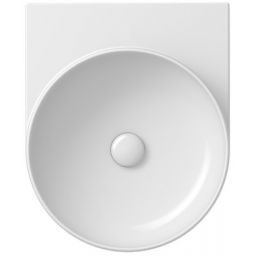 Ravak Yard umywalka 50x40,5 cm półokrągła ścienna biała XJX01040000