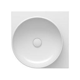 Ravak Yard umywalka 45x45 cm półokrągła ścienna biała XJX01045000