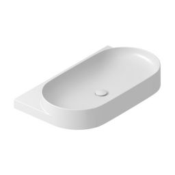 Ravak Yard umywalka 80,5x50 cm półokrągła biała XJX01080000