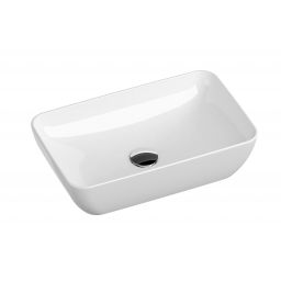 Ravak Uni 500 R Slim umywalka 50x31 cm nablatowa prostokątna biała XJX01150001