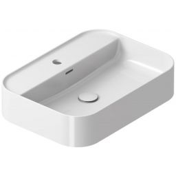 Ravak Ceramic R umywalka 55x40 cm prostokątna nablatowa biała XJX01155005