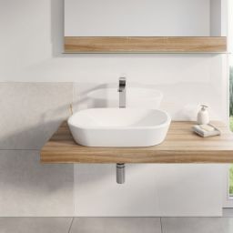 Ravak Ceramic O umywalka 60x40 cm nablatowa biała XJX01160001