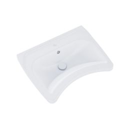 Ravak Safe umywalka 63,8x49 cm ścienna dla niepełnosprawnych biała XJX01160006