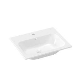 Ravak Chrome umywalka 60,5x49 cm prostokątna meblowa biała XJX01160008