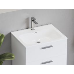 Ravak Chrome umywalka 60,5x49 cm prostokątna meblowa biała XJX01160008