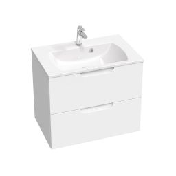 Ravak Classic II Slim umywalka 70x45 cm prostokątna ścienna-meblowa biała XJX01170001