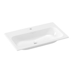 Ravak Chrome umywalka 80,5x49 cm prostokątna meblowa biała XJX01180002