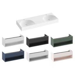 Ravak Lite umywalka 120x45 cm prostokątna meblowa biała XJX01212001