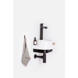 Ravak Yard umywalka 28x28 cm narożna nablatowa biała XJX01228000