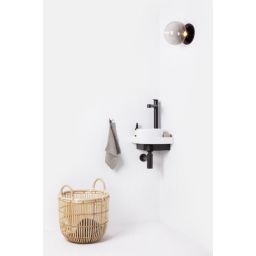 Ravak Yard umywalka 28x28 cm narożna nablatowa biała XJX01228000