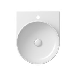 Ravak Yard umywalka 50x40,5 cm półokrągła nablatowa biała XJX01240002