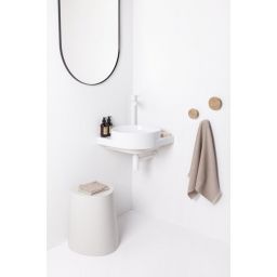 Ravak Yard umywalka 45x45 cm narożna nablatowa biała XJX01245000