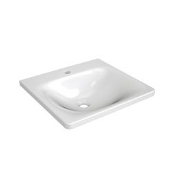 Ravak Balance umywalka 50x46,5 cm prostokątna meblowa biała XJX01250000