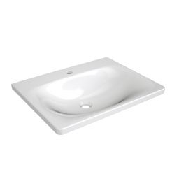 Ravak Balance umywalka 60x46,5 cm meblowa prostokątna biała XJX01260000