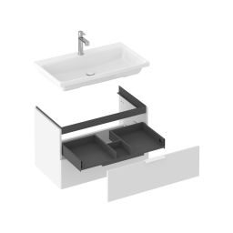 Ravak Comfort umywalka 80x46 cm meblowa prostokątna biała XJX01280001