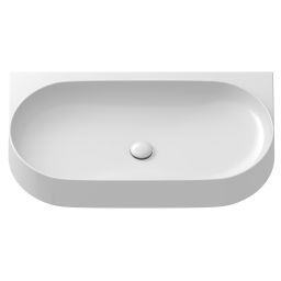 Ravak Yard umywalka 80,5x50 cm półokrągła nablatowa biała XJX01280002