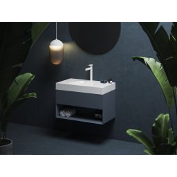 Ravak Lite umywalka 80x45 cm prostokątna meblowa biała XJX01280004