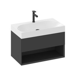 Ravak Lite umywalka 80x45 cm prostokątna meblowa biała XJX01280005