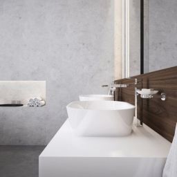 Ravak Solo umywalka 58x40 cm nablatowa prostokątna biała XJX01358000