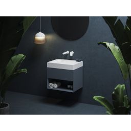 Ravak Lite umywalka 60x45 cm prostokątna meblowa biała XJX01360000