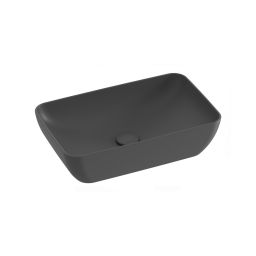 Ravak Uni Slim umywalka 50x31 cm prostokątna nablatowa antracyt XJX03150001