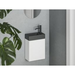 Ravak Veda umywalka 40x22 cm prostokątna meblowa antracyt XJX03240000