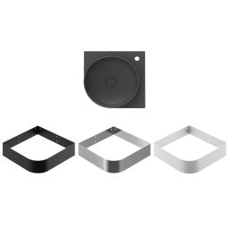 Ravak Yard umywalka 45x45 cm półokrągła ścienna antracyt XJX03245000