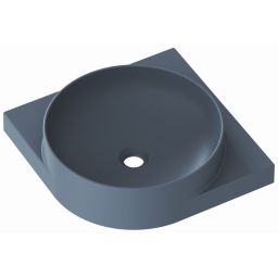 Ravak Yard umywalka 45 cm narożna deepsea blue XJX07045000