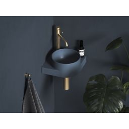 Ravak Yard umywalka 28 cm narożna deepsea blue XJX07228000