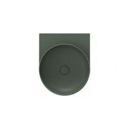 Ravak Yard umywalka 50x40,5 cm półokrągła ścienna grey green XJX08040000