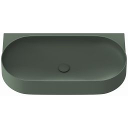 Ravak Yard umywalka 80,5x50 cm półokrągła ścienna grey green XJX08080000