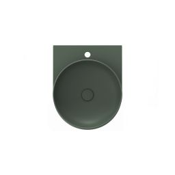 Ravak Yard umywalka 50x40,5 cm półokrągła ścienna Green Grey XJX08240000