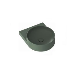 Ravak Yard umywalka 50x40,5 cm półokrągła ścienna Green Grey XJX08240000