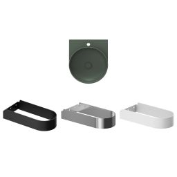 Ravak Yard umywalka 50x40,5 cm półokrągła ścienna Green Grey XJX08240000