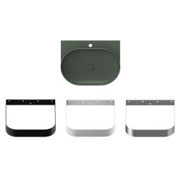 Ravak Yard umywalka 60,5x50 cm półokrągła ścienna grey green XJX08260000