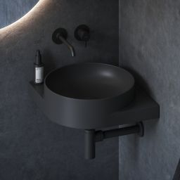 Ravak Yard umywalka 45x45 cm narożna czarna XJX0D045000